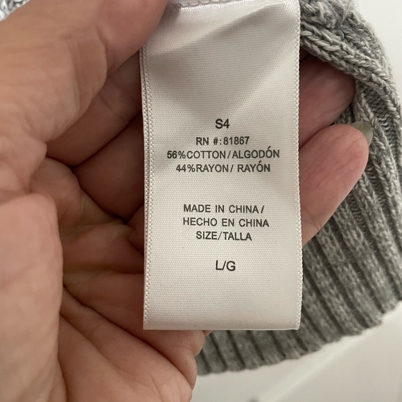 US POLO ASSIN-grey knit cardigan - Picture 5 of 5